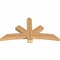 Ekena Millwork Alberta Smooth Timber Gable Bracket, Western Red Cedar, 60"W x 32"H x 3 1/2"D x 5 1/2"F, 13/12 Pitch GBW060X32X0406ALB00SWR - alternate 4